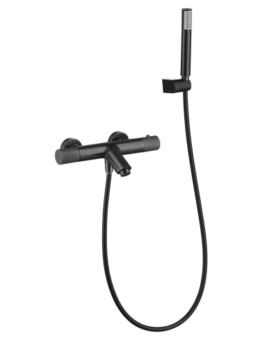 Monomando kit baño/ducha termostático Line Black G